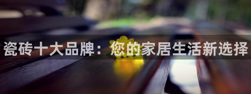 万事达娱乐21000：瓷砖十大品牌：您的家居生活新选择